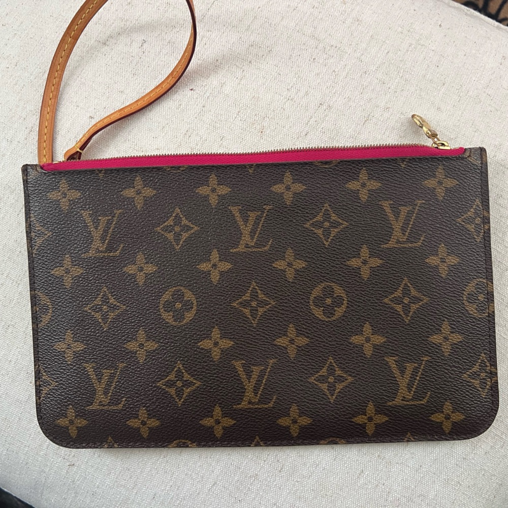 Louis Vuitton Brown Monogram Clutch